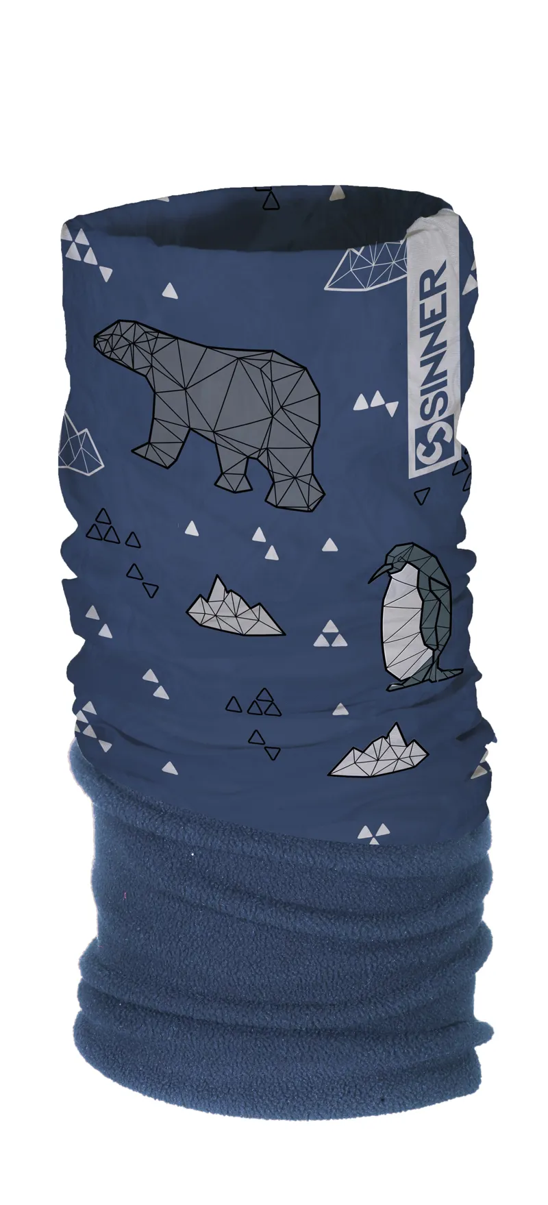 2024 Sinner kids fleece neckwarmer winter blue